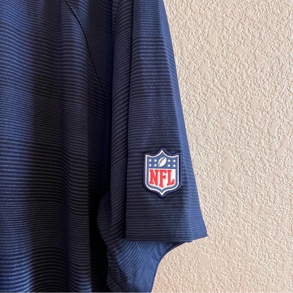 Nike Dri-Fit Los Angeles Rams Blue Polo Size XXL - Picture 9 of 10